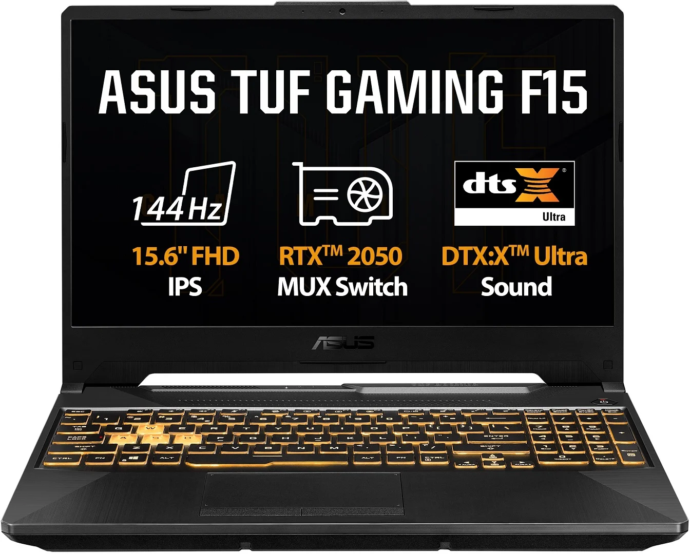 ASUS TUF Gaming F15 FX506HF-HN001W Black