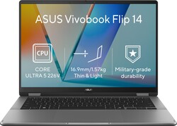 ASUS Vivobook 14 Flip TP3407SA-OLED548WZ matná šedá (bez napájacieho adaptéra)