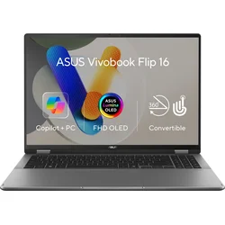 ASUS Vivobook 16 Flip TP3607SA-OLED035X Matná sivá metalíza