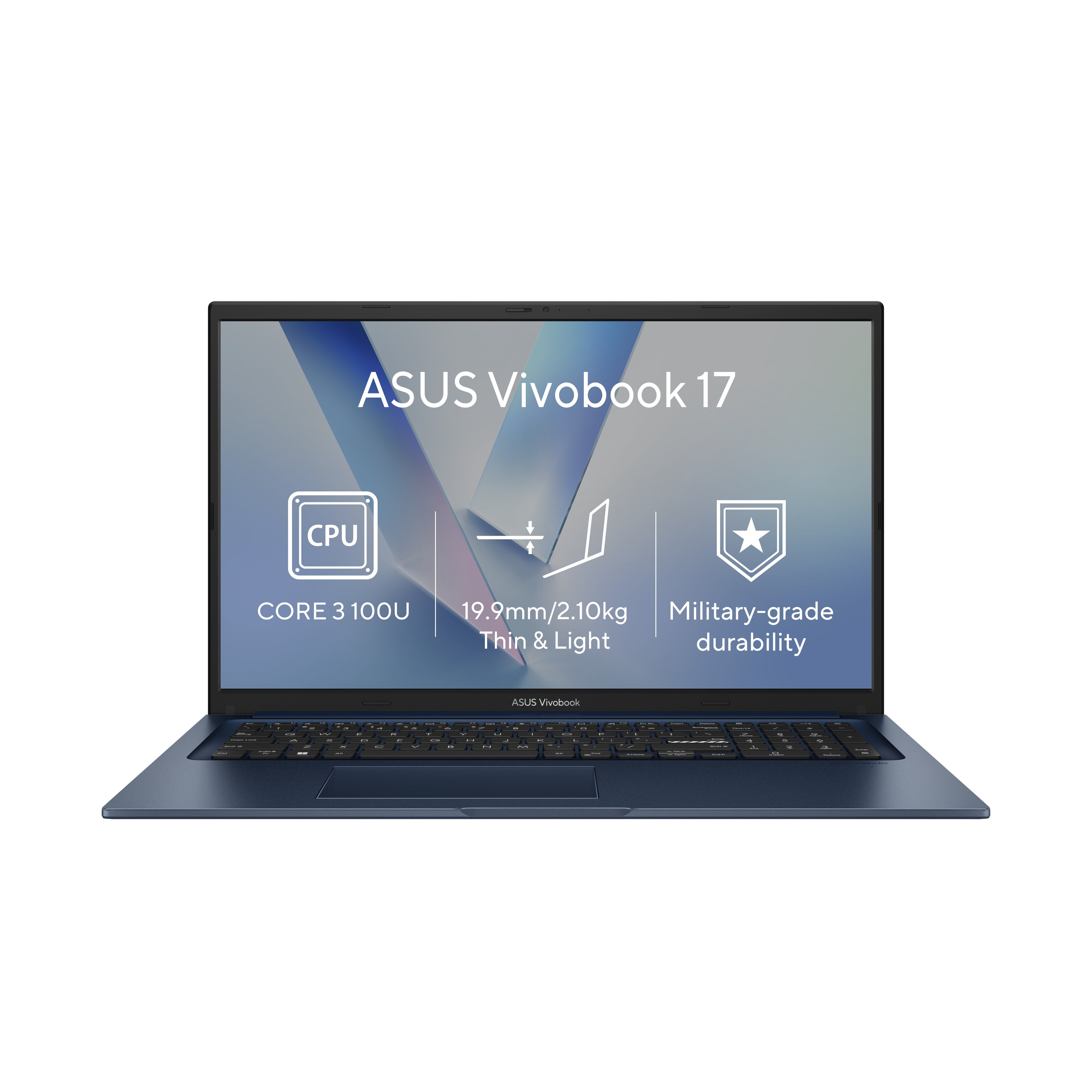 ASUS Vivobook 17 X1704VA-AU986Z Quiet Blue (bez adaptéru)