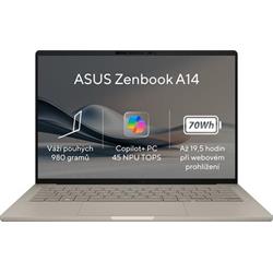 ASUS Zenbook A14 OLED UX3407QA-OLED202W Zabriskie Beige
