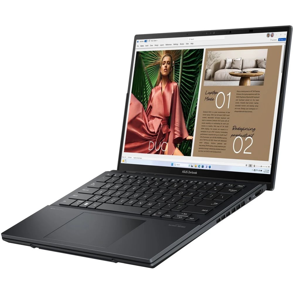 ASUS Zenbook Duo OLED UX8406MA-OLED086X Inkwell Gray celokovový