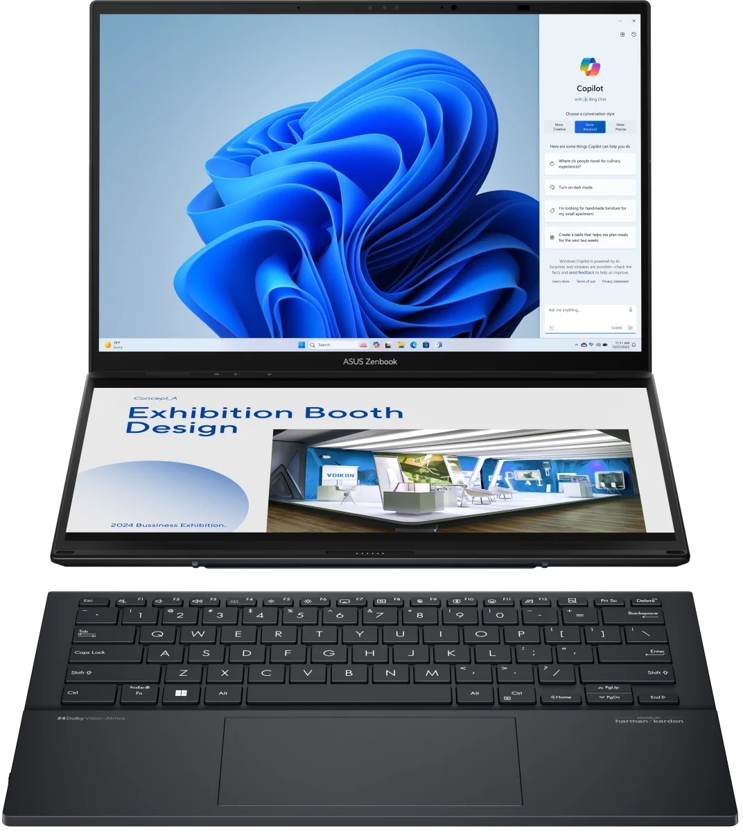 ASUS Zenbook Duo OLED UX8406MA-OLED086X Inkwell Gray celokovový