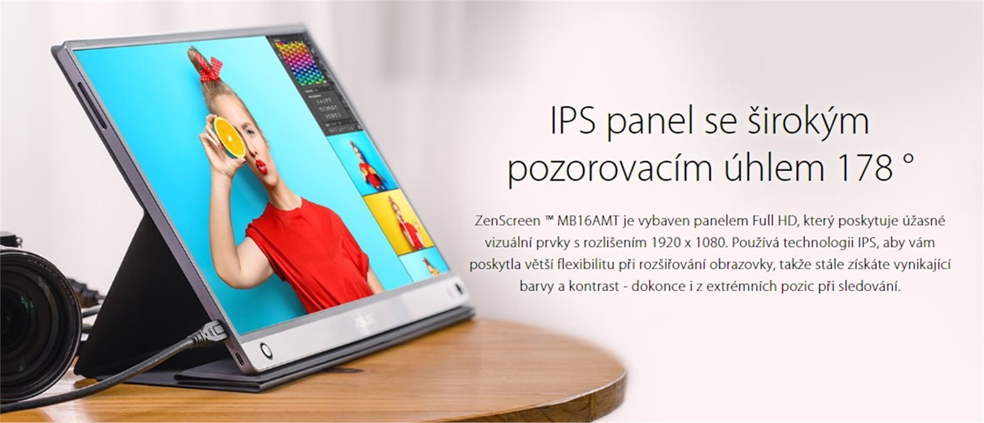 ASUS ZenScreen Touch MB16AMT 90LM04S0-B01170