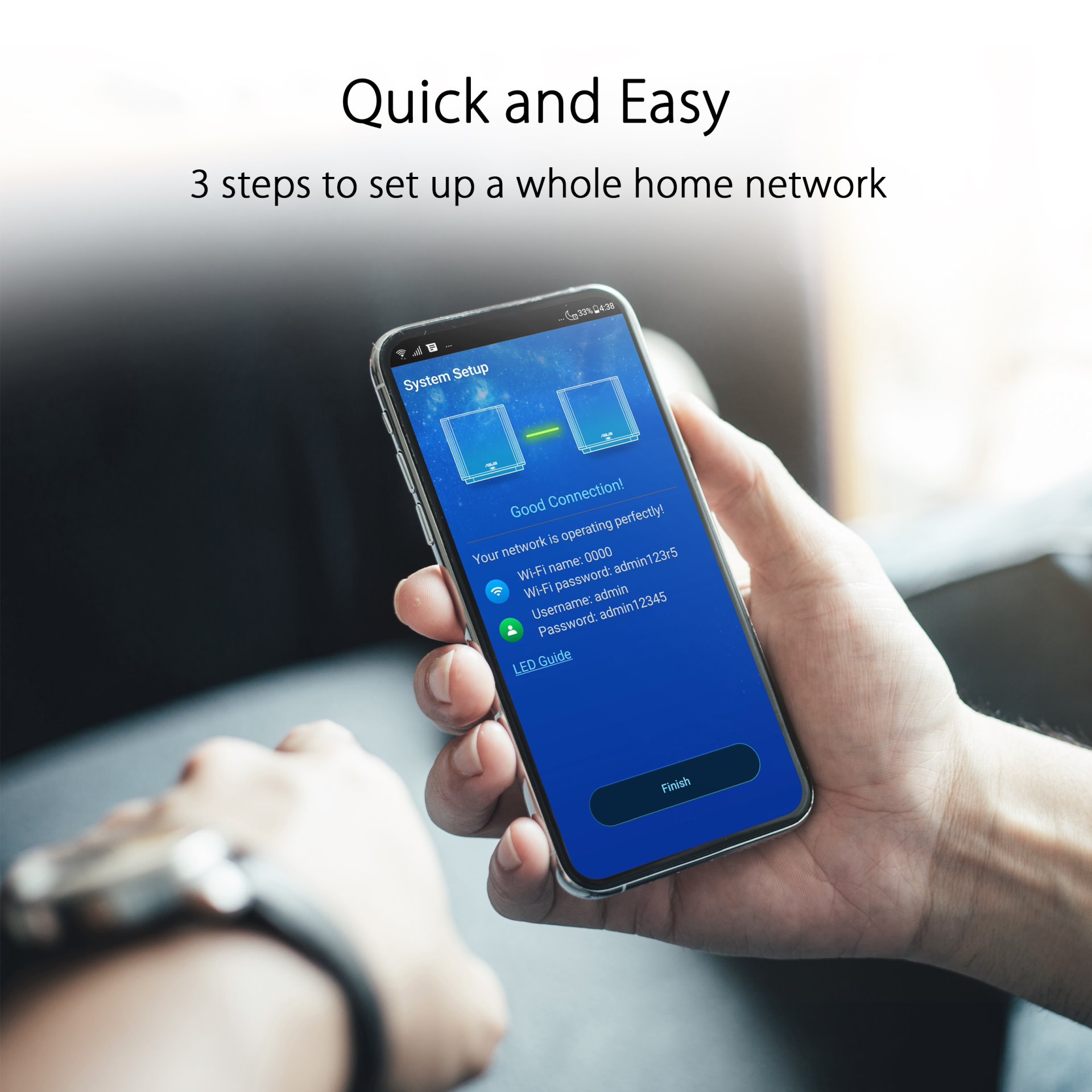 ASUS ZenWiFi XT8 (2-pk) - WiFi Mesh 90IG0590-MO3G60