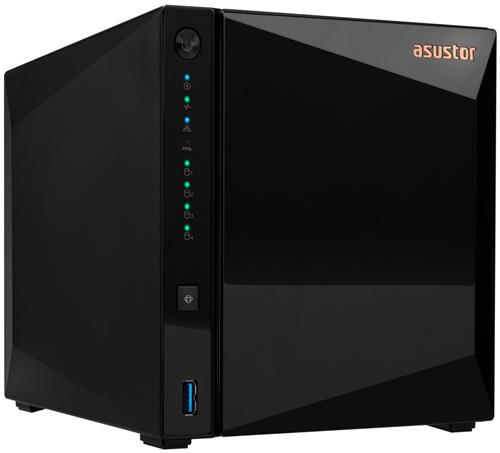 Asustor NAS AS3304T / 4x 3,5" SATA III/ Realtek RTD1296 1,4 GHz/ 2 GB/ 1x 2,5 GbE/ 3x USB 3.2 Gen 1