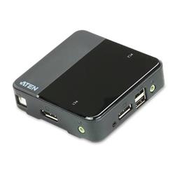 ATEN 2-port DisplayPort KVM USB, audio, včetně kabelů