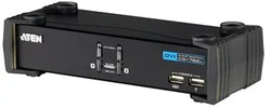 ATEN 2-port DVI KVMP USB, usb húb, audio, 1.2m káble CS-1762A