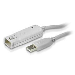 ATEN USB 2.0 aktivní prodlužka 12m se zámkem UE-2120 - Kabely + redukce