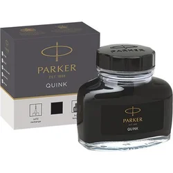 Atrament PARKER "Quink", čierny, vo fľaštičke