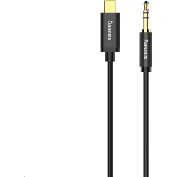 Audio kábel Baseus série Yiven USB-C / 3,5 mm Jack 1,2 m, čierny