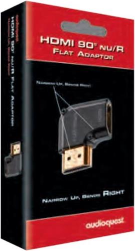 Audioquest HDMI adaptér 90° Nu/R (otočený vpravo)