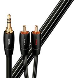 Audioquest Tower JR 1,5 m - kabel audio 1x 3,5 mm jack - 2x RCA qtowjr0015 - Kabely + redukce