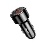 Autonabíjačka Baseus Magic 2x USB 45W 6A s displejom čierna