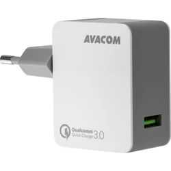 AVACOM HomeMAX síťová nabíječka Qualcomm Quick Charge 3.0, bílá