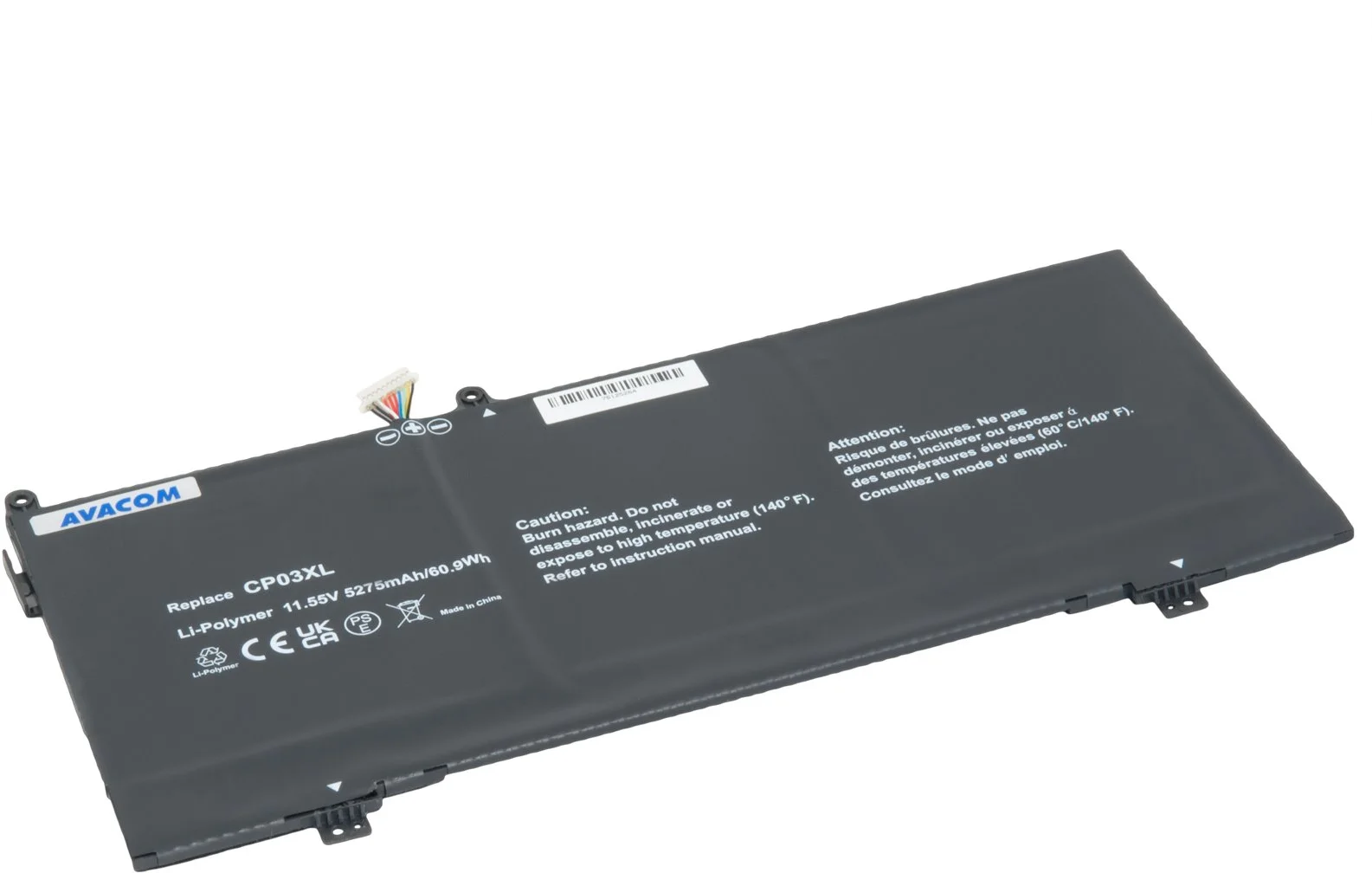 AVACOM HP Spectre X360 13-AE séria CP03XL Li-Pol 11,55V 5275mAh 61Wh