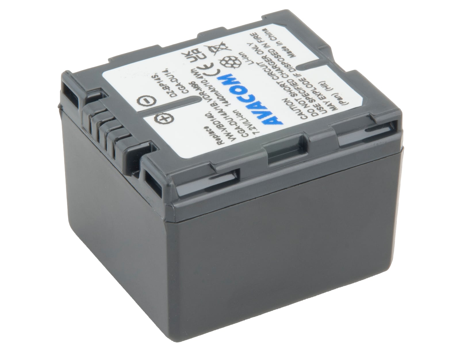 AVACOM Panasonic CGA-DU14/CGR-DU14/ VW-VBD14 Li-Ion 7.2V 1440mAh 10.4Wh černá