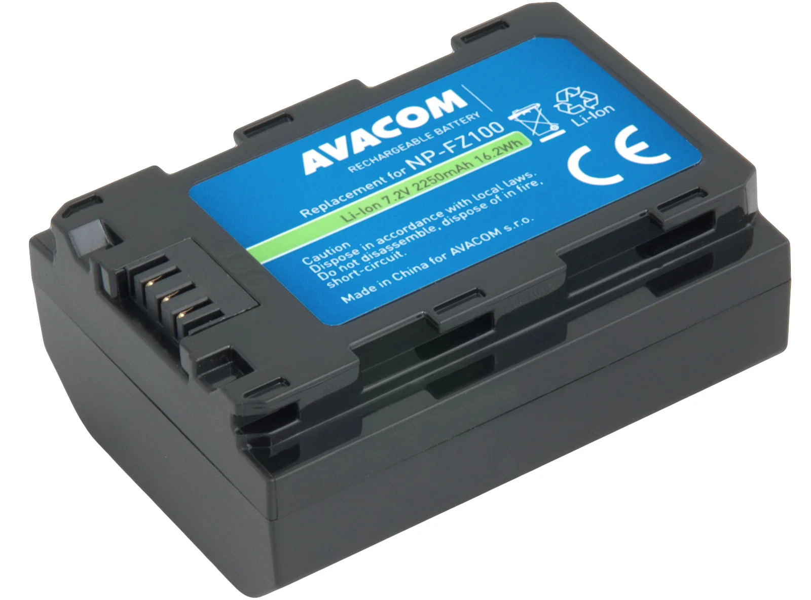Avacom pre Sony NP-FZ100 Li-Ion 7,2V 2250mAh 16,2Wh