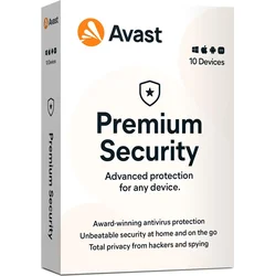 Avast Premium Security (viac zariadení), 10 zariadení, 3 roky, ESD