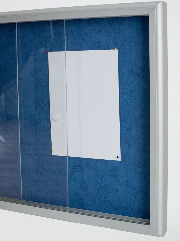 Aveli Vitrína informační modrá, 15xA4