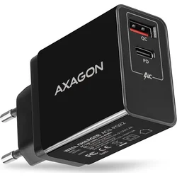 AXAGON ACU-PQ22, sieťová nabíjačka PD & QUICK 22 W, čierna