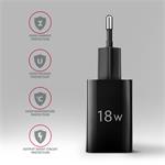 AXAGON ACU-QC18, 18W sieťová nabíjačka, 1x port USB-A, QC3.0/AFC/Apple, čierna