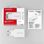 AXAGON ACU-QC19W, QC nabíječka do sítě, bílá