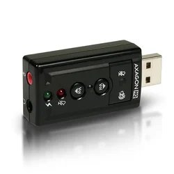 AXAGON ADA-25 USB - HQ audio mid adaptér