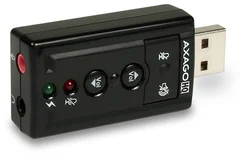 AXAGON ADA-25 USB - HQ audio mid adaptér