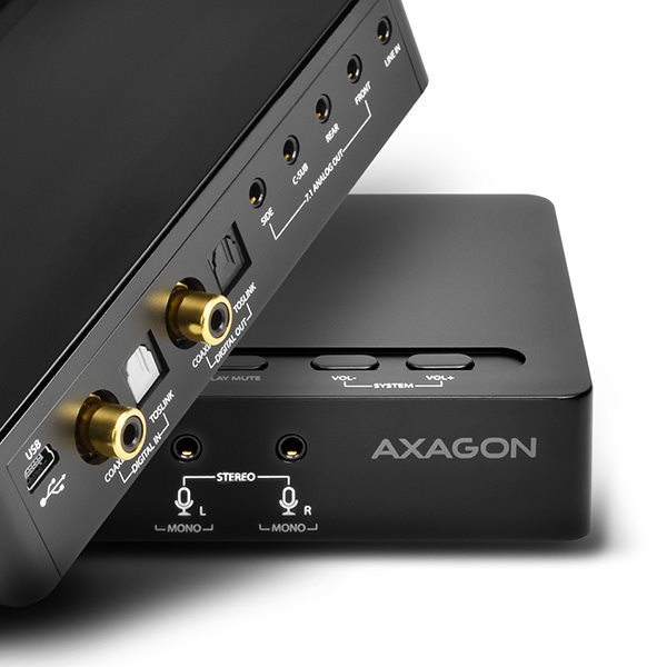 AXAGON ADA-71 SOUNDbox USB real 7.1 audio adapter