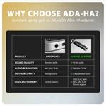 AXAGON ADA-HA, audio adaptér USB-A na 3,5 mm jack Hi-Res DAC, 384 kHz/32bit, stereo