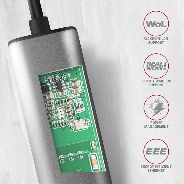 AXAGON ADE-25R USB-A 3.2 Gen 1 - 2,5 Gigabit Ethernet