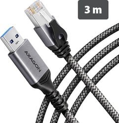 AXAGON ADE-AM30, adaptér USB-A na Gigabit Ethernet (3 m)