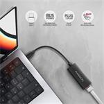 AXAGON ADE-ARC, USB-C 3.2 Gen 1 - Gigabitová sieťová karta, Realtek 8153, automatická inštalácia