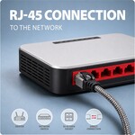 AXAGON ADE-CM15, adaptér USB-C na Gigabit Ethernet (1,5 m)
