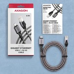 AXAGON ADE-CM30, USB-C Gigabit Ethernet adaptér (3m)