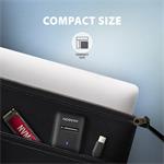 AXAGON ADM2-CM USB-C 10Gb/s - adaptér M.2 NVMe a SATA SSD, kábel USB-C 10 cm