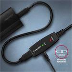 AXAGON ADR-210, USB 2.0 A-M -> A-F aktívny predlžovací / opakovací kábel, 10 m