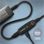 AXAGON ADR-305, USB 3.2 Gen 1 A-M -> A-F aktívny predlžovací / opakovací kábel, 5 m