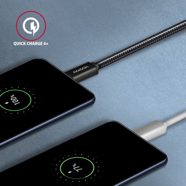 AXAGON BUCM3-CM15AB, SPEED kábel USB-C USB-C, 1.5m, čierny
