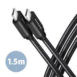 AXAGON BUCM3-CM15AB, SPEED kábel USB-C USB-C, 1.5m, čierny