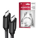 AXAGON BUCM3-CM20AB, SPEED kábel USB-C USB-C, 2m, čierny