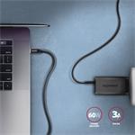 AXAGON BUCM3-CM20AB, SPEED kábel USB-C USB-C, 2m, čierny