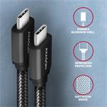 AXAGON BUCM3-CM30AB, SPEED kábel USB-C <-> USB-C, 3 m, čierny