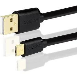 AXAGON BUMM-AM10QB, HQ kabel Micro USB - USB A, černý, 1m