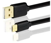 AXAGON BUMM-AM15QB, HQ kabel Micro USB - USB A, černý, 1.5m
