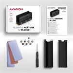 AXAGON CLR-M2XL, hliníkový chladič pro oboustranný M.2 SSD disk