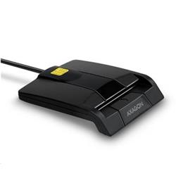 AXAGON CRE-SM3, USB externí FlatReader čtečka Smart card