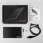 AXAGON EE25-XA ALINE box, černý
