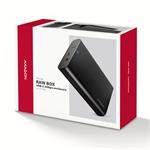 AXAGON EE35-A6C, USB-C 5Gb/s - SATA 6G 3,5" kovový box RAW, bez skrutiek